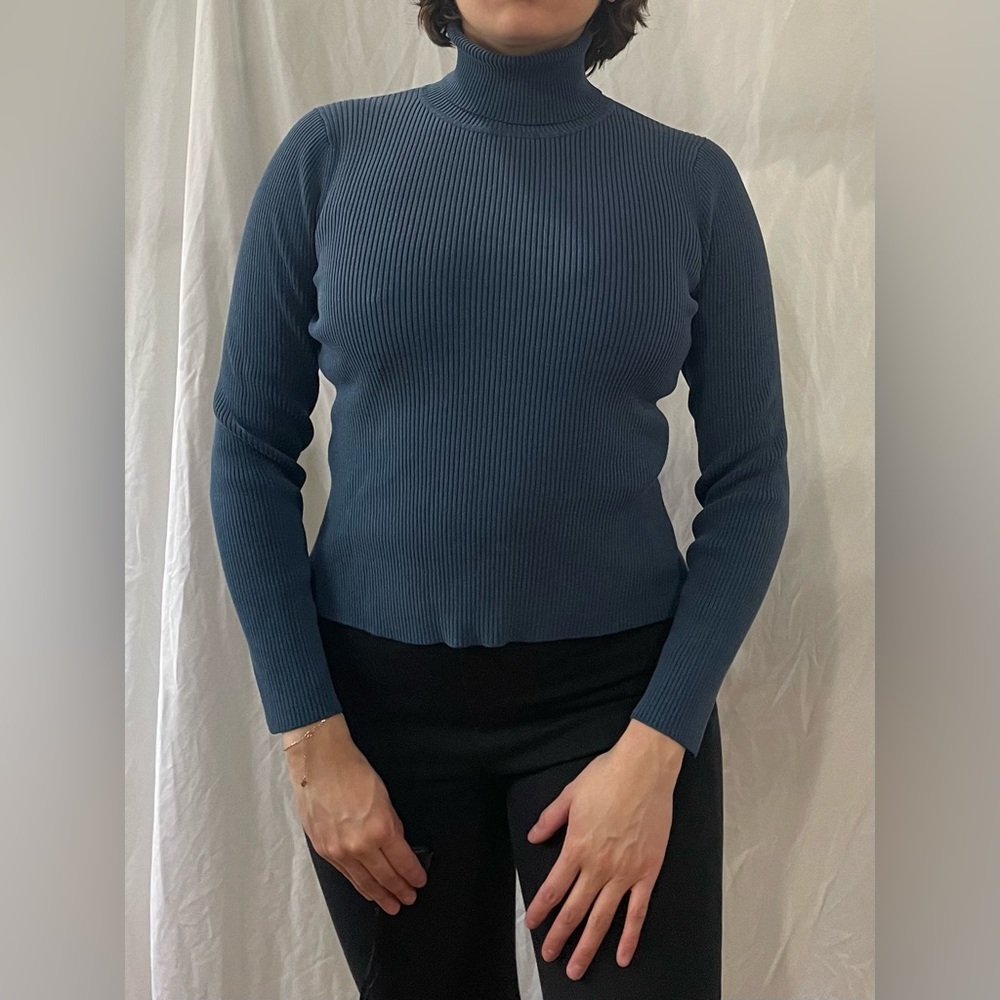 Vintage 90s Turtleneck Long Sleeve / SZ PS